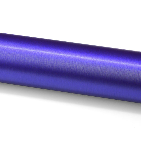 Brushed Aluminum Royal Purple Vinyl Wrap