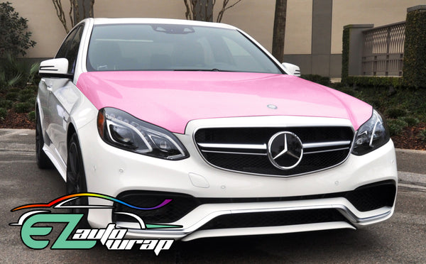 5D Carbon Fiber Pink High Gloss Realistic Vinyl Wrap