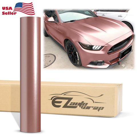 Satin Chrome Rose Gold Vinyl