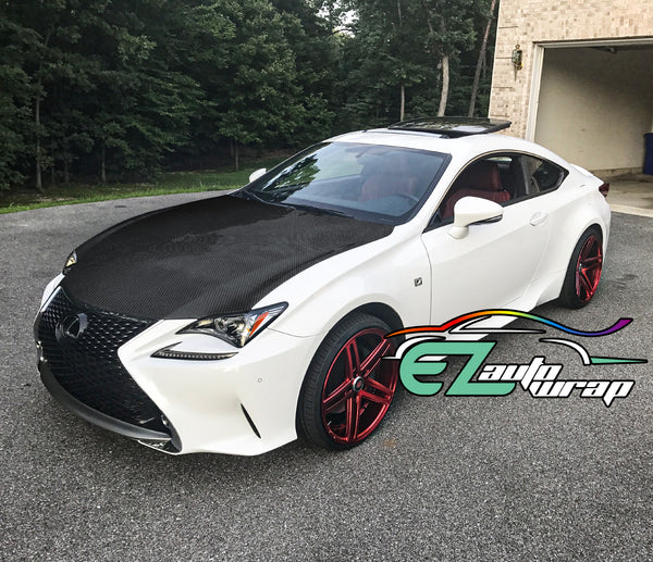 7D Carbon Fiber Black High Gloss Vinyl Wrap