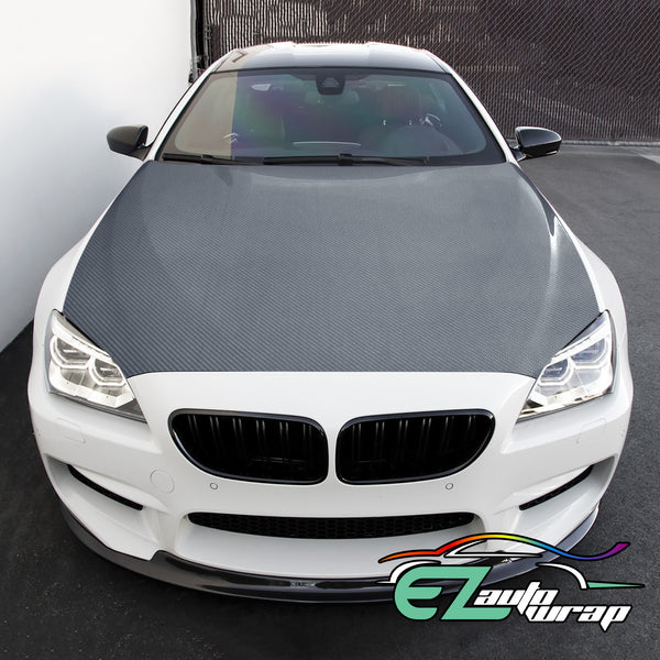 7D Carbon Fiber Gray High Gloss Vinyl Wrap