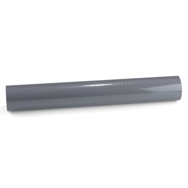 7D Carbon Fiber Gray High Gloss Vinyl Wrap