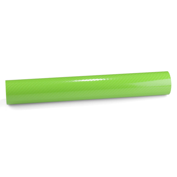 7D Carbon Fiber Green High Gloss Vinyl Wrap