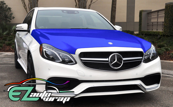 7D Carbon Fiber Intense Blue High Gloss Vinyl Wrap