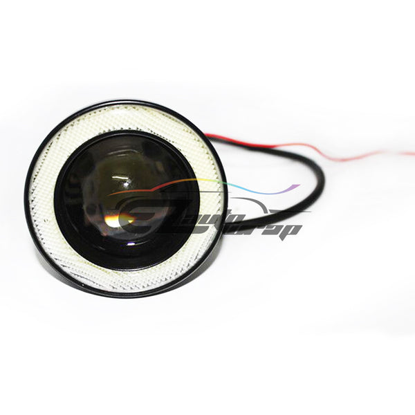 2pcs High Power Projector LED Angel Eyes Rings (Blue / White) (2.5" inches / 3" inches / 3.5" inches)