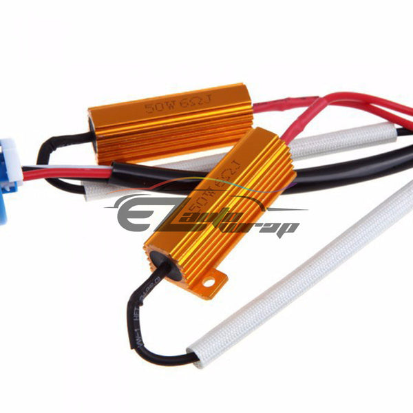 9004/9007 HID Conversion Kit Load Resistors Wiring Harness  x2