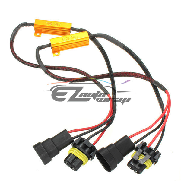 9005/9006 HID Conversion Kit Resistors Wiring Harness  x2