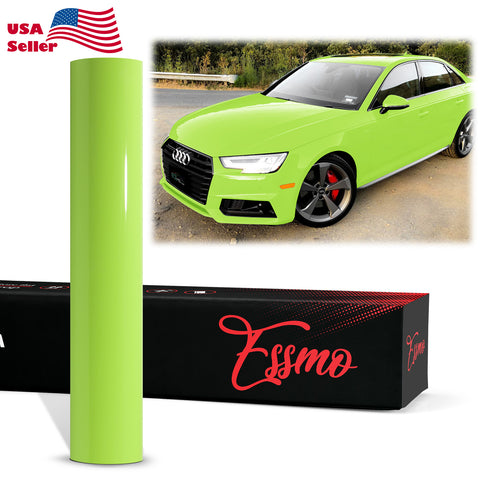 ESSMO™ PPF Paint Protection Film ECO Gloss Apple Green Invisible Scratches Shield Wrap DIY