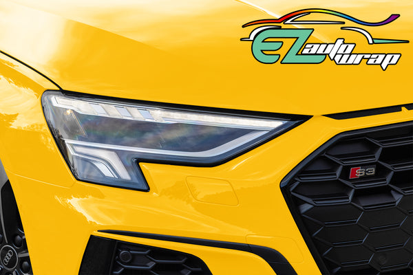 ESSMO™ PPF Paint Protection Film Gloss Sunflower Yellow Vinyl Invisible Scratches Shield Wrap DIY