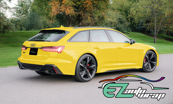 ESSMO™ PPF Paint Protection Film Gloss Lemon Yellow Vinyl Invisible Scratches Shield Wrap DIY