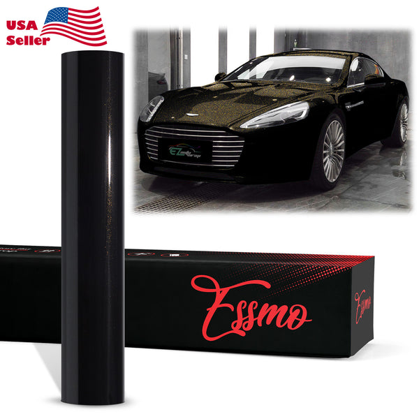 ESSMO™ PPF Paint Protection Film Gloss Black Gold Metallic Vinyl Invisible Scratches Shield Wrap DIY