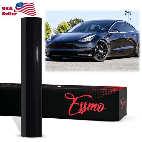 ESSMO™ PPF Paint Protection Film Gloss Piano Black Vinyl Invisible Scratches Shield Wrap DIY