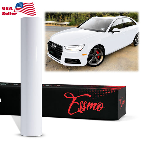 ESSMO™ PPF Paint Protection Film ECO Gloss Piano White Invisible Scratches Shield Wrap DIY