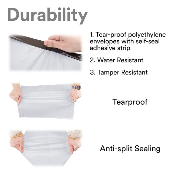 15 in x 19 in (38cmx48cm) Poly Mailers Mailing Shipping Multipurpose Waterproof  Durability Envelopes Bags