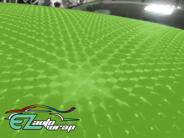 Cat Eye Green Vinyl Wrap