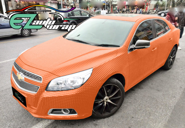 Cat Eye Orange Vinyl Wrap
