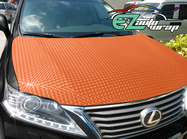 Cat Eye Orange Vinyl Wrap