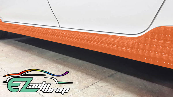 Cat Eye Orange Vinyl Wrap