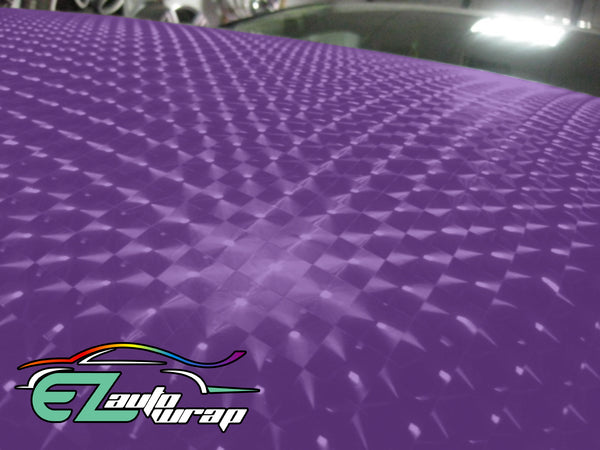 Cat Eye Purple Vinyl Wrap