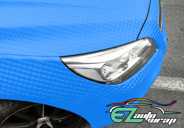 Cat Eye Sky Blue Vinyl Wrap