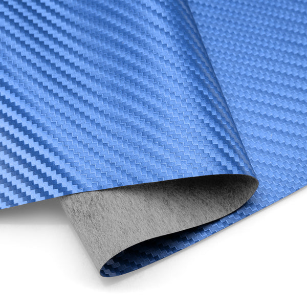 Fabric Carbon Fiber Blue Cloth Marine Vinyl 54" Wide Plain Weave Upholstery