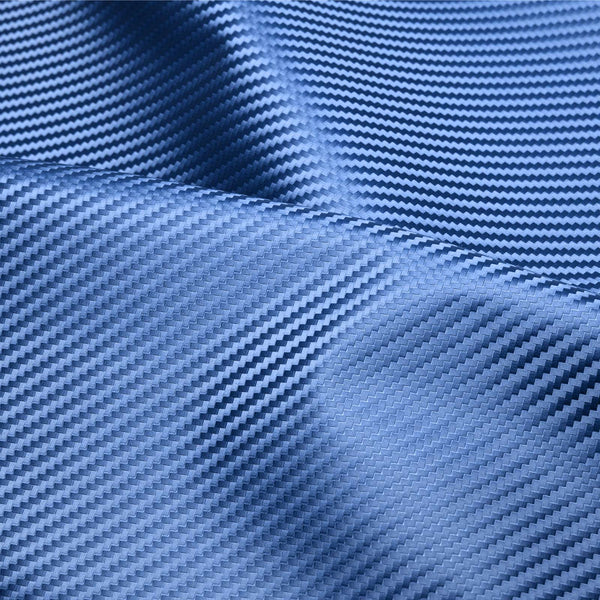 Fabric Carbon Fiber Blue Cloth Marine Vinyl 54" Wide Plain Weave Upholstery