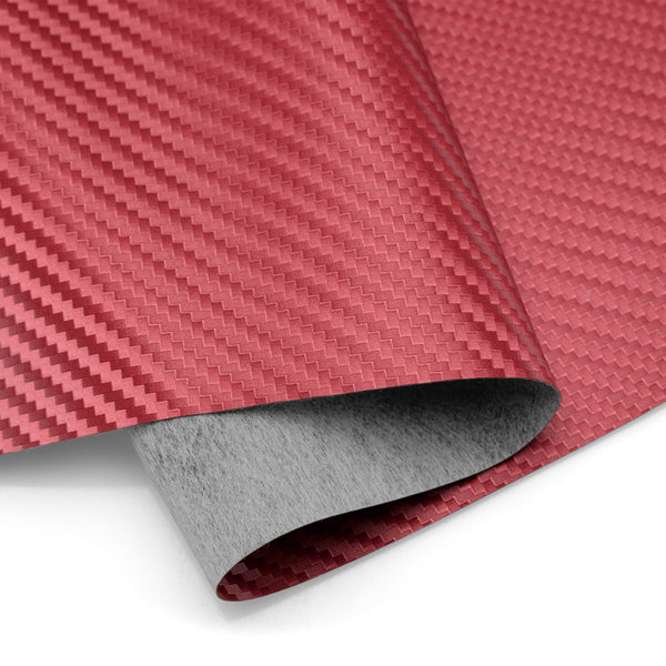 Fabric Carbon Fiber Red Cloth Marine Vinyl 54" Wide Plain Weave Upholstery