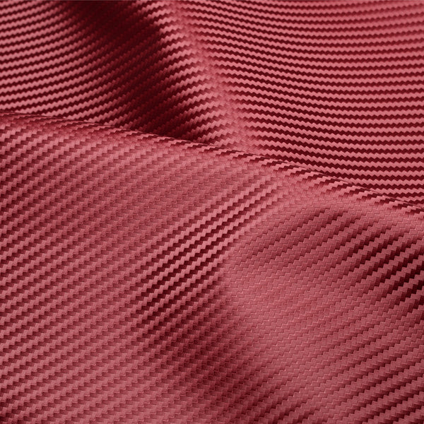 Fabric Carbon Fiber Red Cloth Marine Vinyl 54" Wide Plain Weave Upholstery
