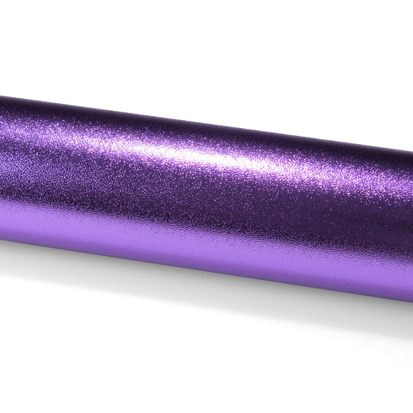 Chrome Glitter Purple Vinyl Wrap