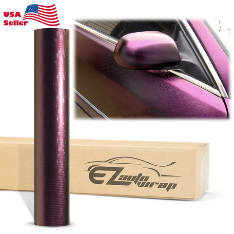 Chameleon Mosaic Purple Gold Color Shift Vinyl Wrap