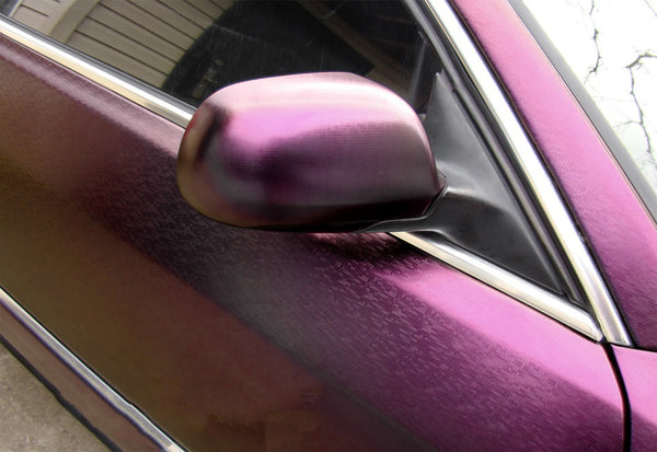 Chameleon Mosaic Purple Gold Color Shift Vinyl Wrap