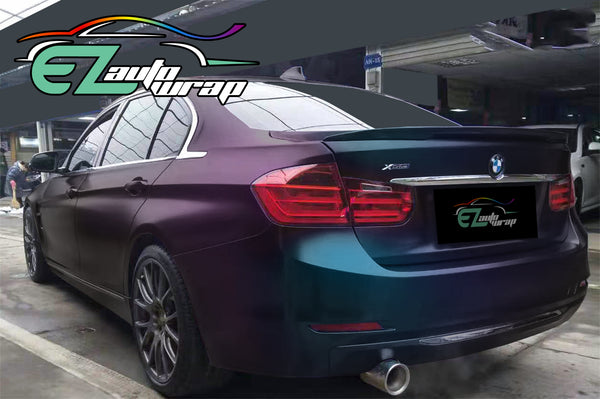 Chameleon Matte Purple Teal Color Shift Vinyl Wrap