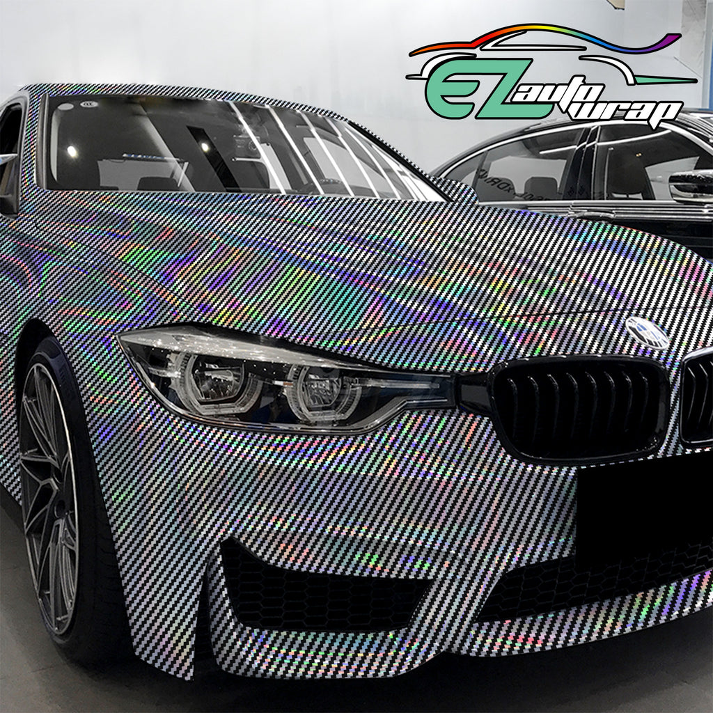 Holographic Silver Rainbow Vinyl Wrap – EzAuto Wrap