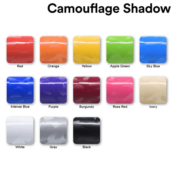 Camouflage Shadow Intense Blue Vinyl Wrap