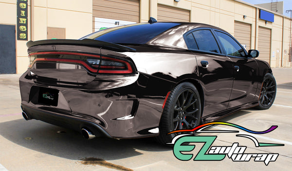 Chrome Black Vinyl Wrap