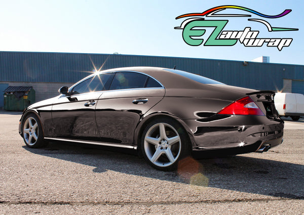 Chrome Black Vinyl Wrap