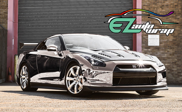 Chrome Black Vinyl Wrap