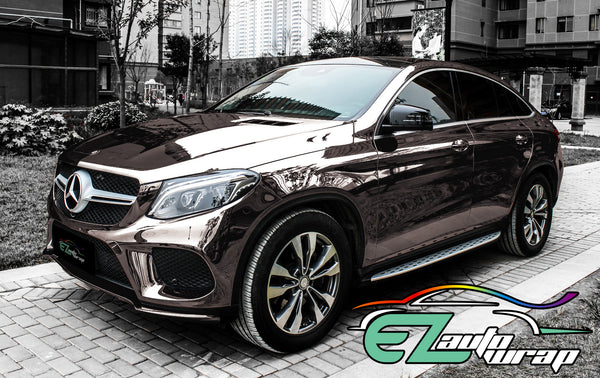 Chrome Black Vinyl Wrap
