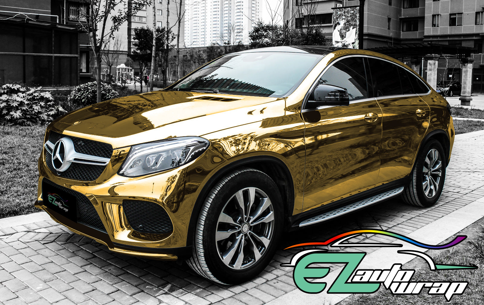 Chrome Gold Vinyl Wrap – EzAuto Wrap