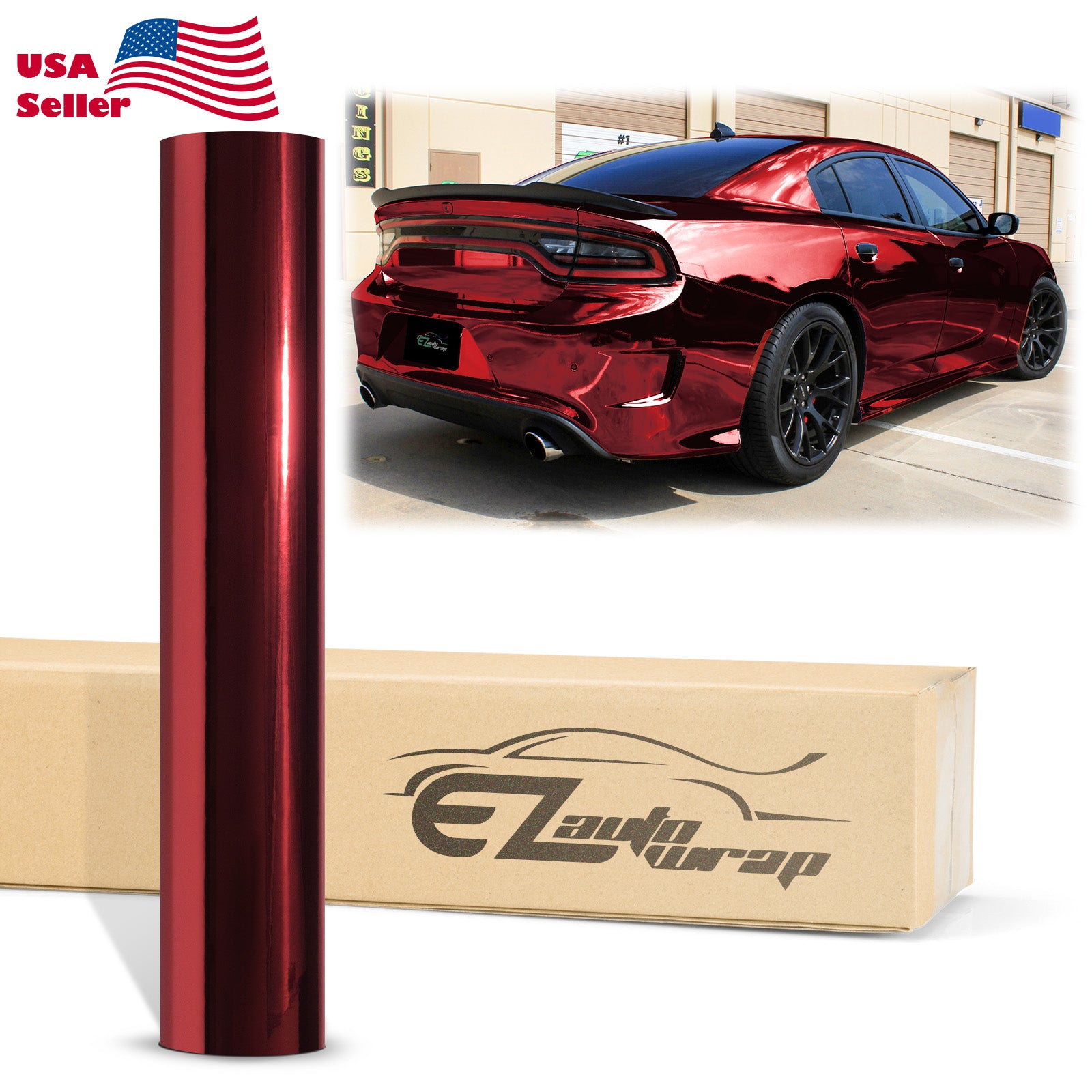 ESSMO™ Wine Red Chrome Heat Transfer Vinyl HTV DS11 – EzAuto Wrap