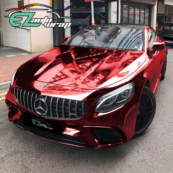 Chrome Red Vinyl Wrap
