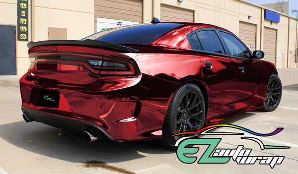 Chrome Red Vinyl Wrap
