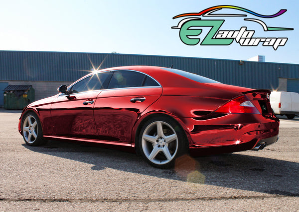 Chrome Red Vinyl Wrap