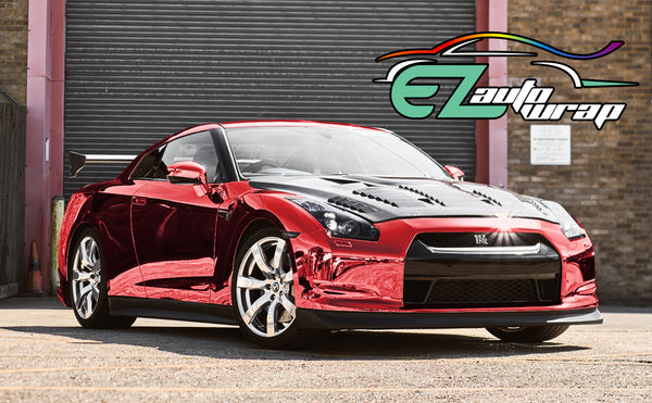 Chrome Red Vinyl Wrap