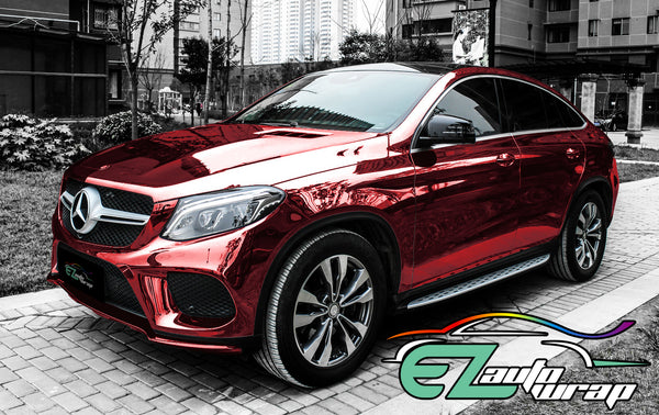 Chrome Red Vinyl Wrap