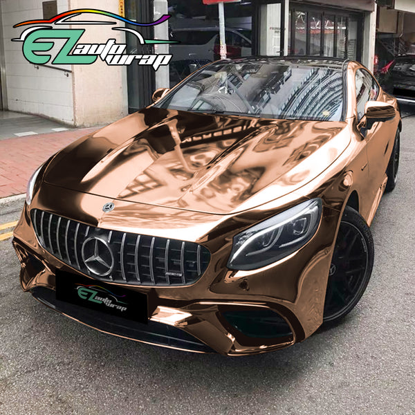 Chrome Rose Gold Vinyl Wrap