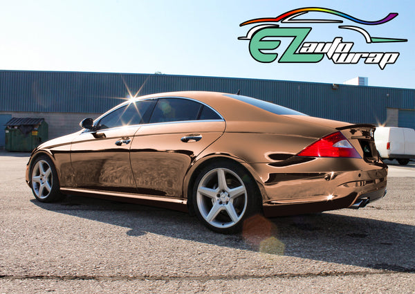 Chrome Rose Gold Vinyl Wrap