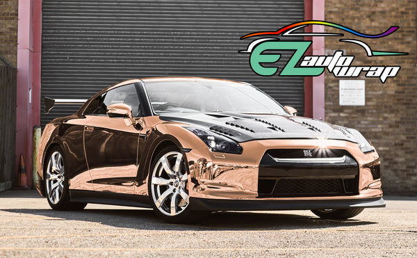 Chrome Rose Gold Vinyl Wrap