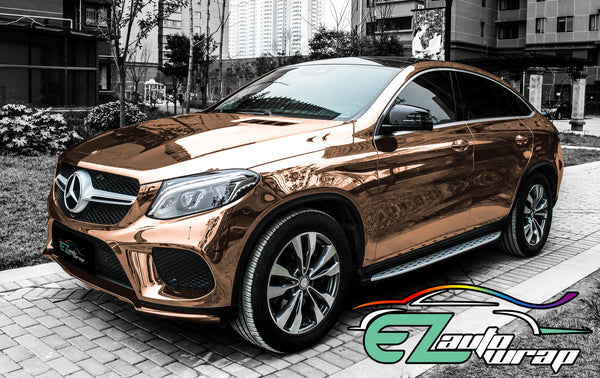 Chrome Rose Gold Vinyl Wrap