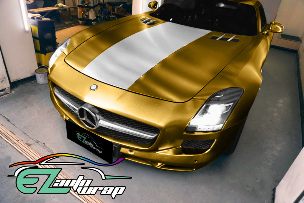 Rwraps™ Gold Brushed Aluminum Vinyl Wrap